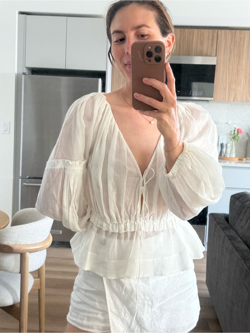ALC White Blouse